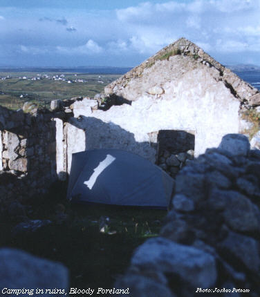 Bloody Foreland campsite