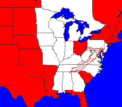 A rough map of the trip.