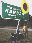 At the Kansas border.