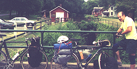 Mark at a canal along the Delaware River.