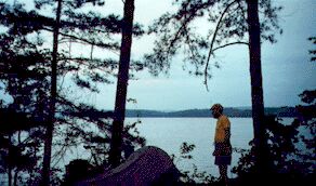 Camping on the Tennessee River.