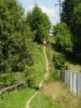 This is the climb that you get if you stay with the trail.
