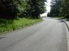 Climbing Points Drive.  The longest hill on the route.