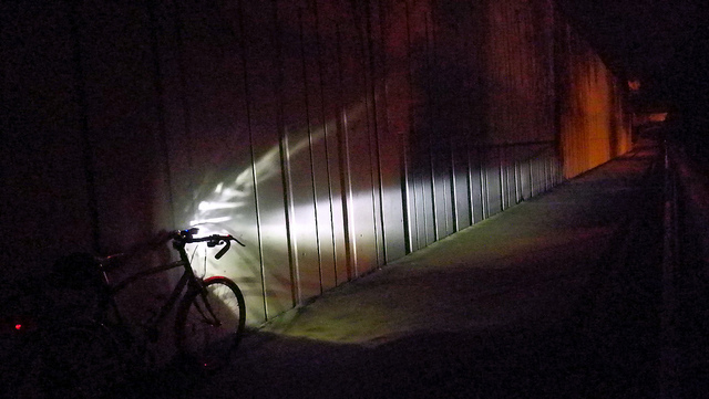 bicycle headlight cutoff